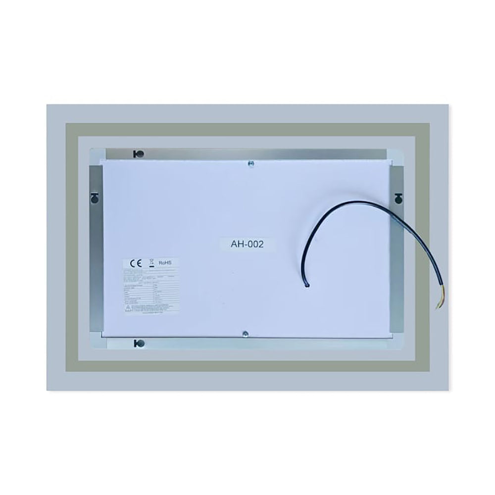 Miroir Led Anti-buée 120x80cm Miroir De Salle De Bain Modèle Classique