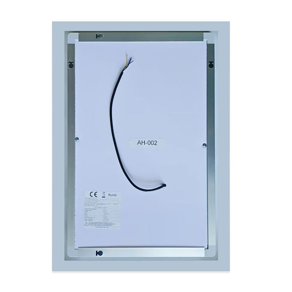 Miroir lumineux avec Anti-buée + 3 Couleurs + Dimmable, Mural Miroir salle de bain