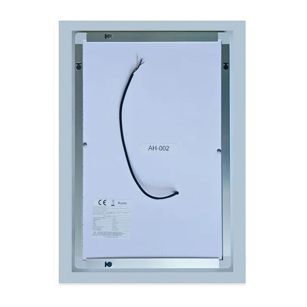 Miroir lumineux 90x70cm avec Anti-buée + Dimmable, Mural Miroir salle de bain