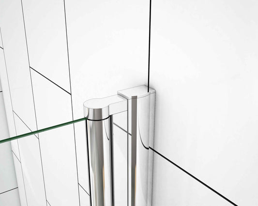 Pare-baignoire 70x130cm Océan écran de baignoire 5mm verre anticalcaire