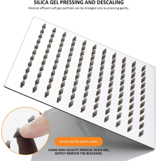 Colonne de Douche Thermostatique Réglable en Hauteur Colonne de Douche Mecanique Kit Set de Douche en Laiton Chromé Solide