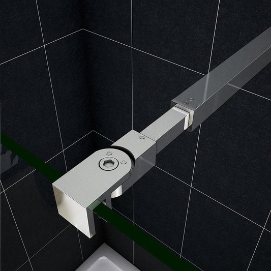 Océan 2 Parois de douche livré avec 2 Barres de extensible 72-120cm