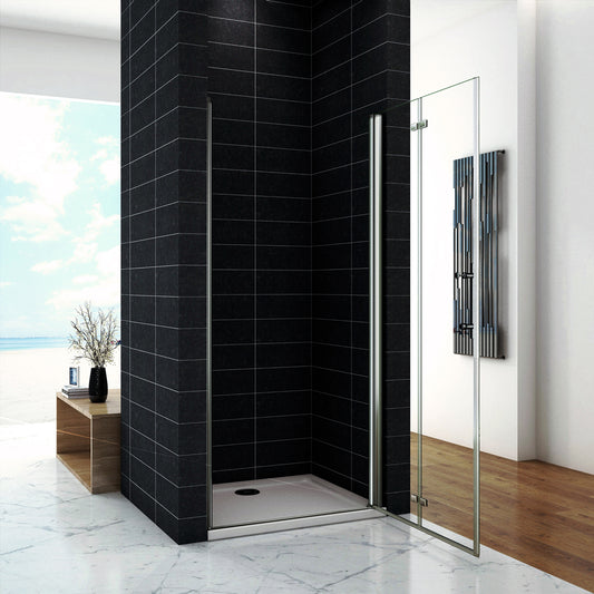 Porte de douche pivotante et pliante