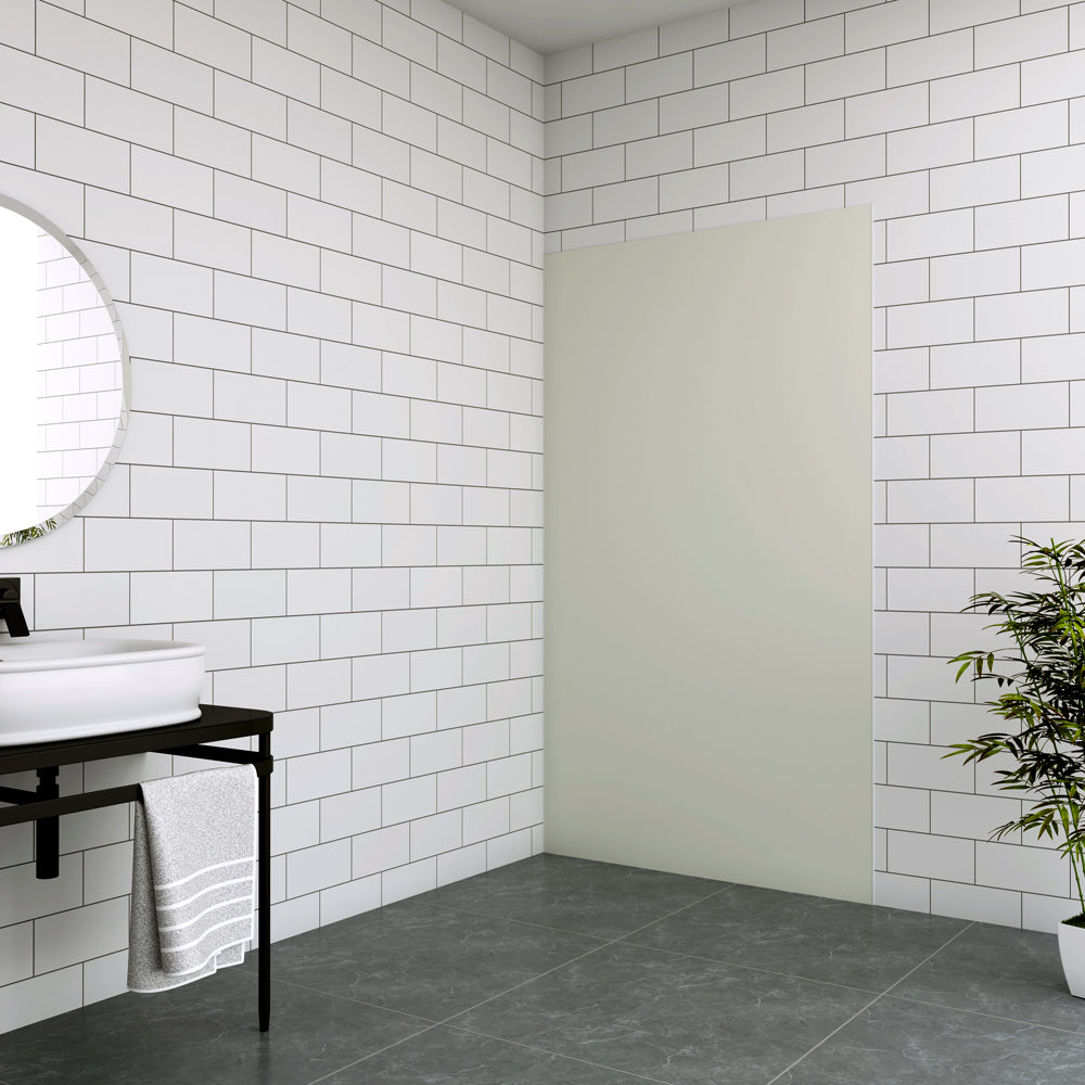 Océan Panneau Mural Étanche Blanc multi-usage | Composite Alu-Plastique | Salle de Bain, Douche, Cuisine | 40 / 80 / 90 / 100 / 120cm