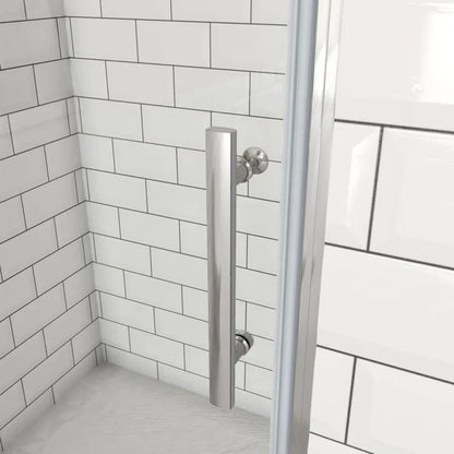 Océan - Porte de douche hauteur 180cm profil chromé
