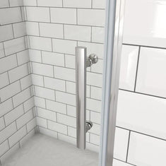 Océan - Porte de douche hauteur 180cm profil chromé