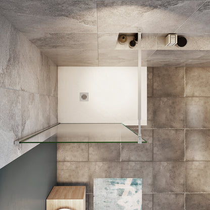 Ocean Paroi de Douche Italienne Brume Ascendante 50-140x200cm - Barre Extensible Montage Rapide