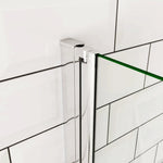 Océan - Porte de douche hauteur 180cm profil chromé