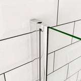 Océan - Porte de douche hauteur 180cm profil chromé