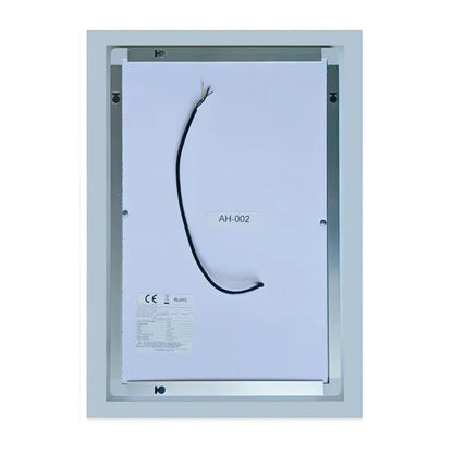 Miroir lumineux 100x60cm avec Anti-buée + Dimmable, Mural Miroir salle de bain
