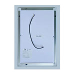 Miroir lumineux 120x70cm avec Anti-buée + Dimmable, Mural Miroir salle de bain