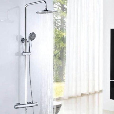Colonne de Douche thermostatique carré ensemble système de douche – Aica  Sanitaire