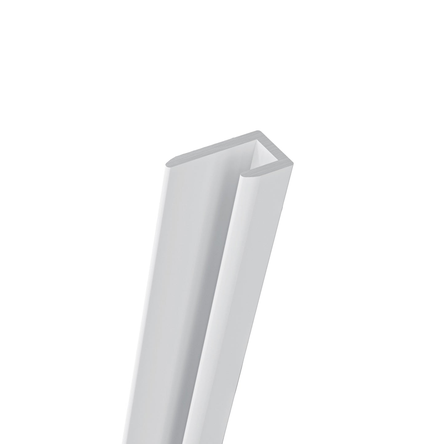 Océan Profilé de Finition en J pour Panneau de Douche – Encadrement Parfait des Bordures – Aluminium Blanc Premium