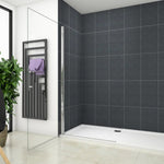 Paroi de douche mobile paroi de douche à italienne 65-95cm, Océan paroi de douche pivotante Hauteur 180cm en verre anticalcaire