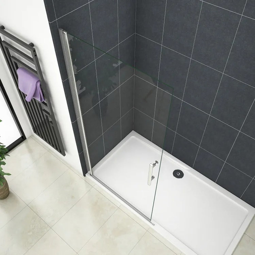 Paroi de douche mobile paroi de douche à italienne 65-95cm, Océan paroi de douche pivotante Hauteur 180cm en verre anticalcaire
