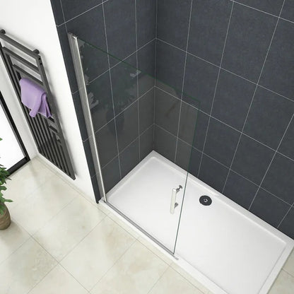 Paroi de douche mobile paroi de douche à italienne 65-95cm, Océan paroi de douche pivotante Hauteur 180cm en verre anticalcaire
