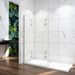 Ocean paroi de douche 10mm paroi de douche à l'italienne verre anticalcaire paroi de fixation sans barre