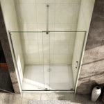 porte de douche 190cm en verre anticalcaire porte coulissante en niche Océan