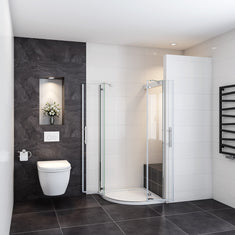 Océan cabine de douche 80x80x195 / 90x90x195cm cabine de douche 1/4 de cercle