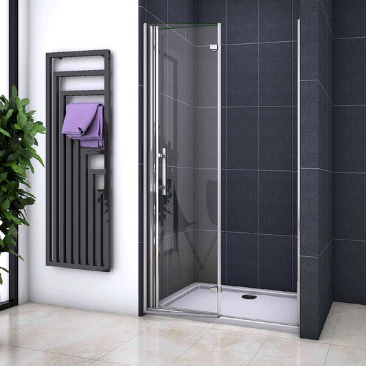 Océan Porte de douche 120 x197cm en 6mm verre anticalcaire insinstallation en niche modèle de Viten