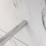 Océan Paroi de douche 80-160x200cm en 10mm verre anticalcaire paroi de douche à l'italienne avec une barre de stabilisation 140cm