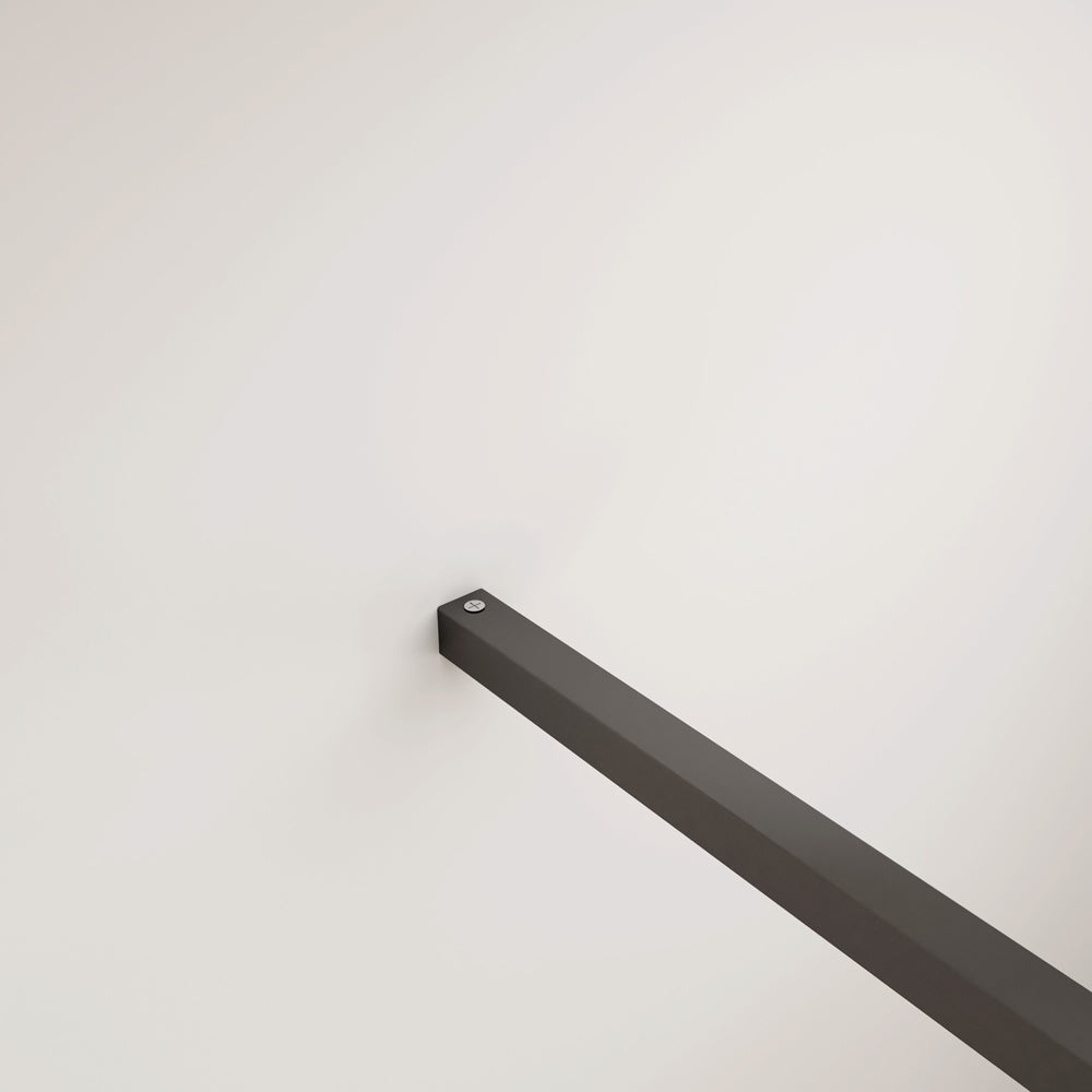 Océan paroi de douche noire 80-140x200cm sérigraphie noire industrielle