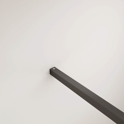 Océan paroi de douche noire 80-140x200cm sérigraphie noire industrielle