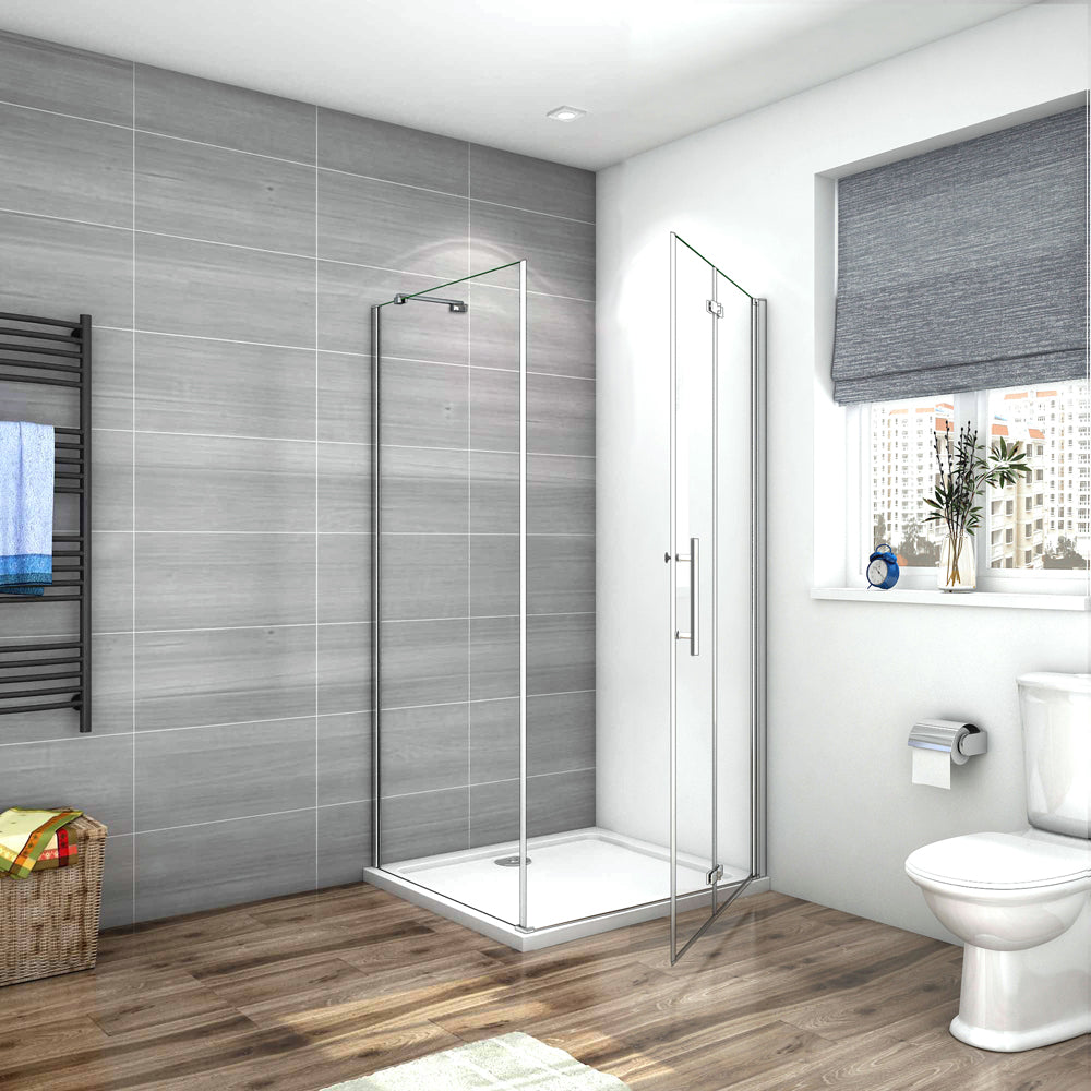 Océan Cabine de douche 195cm en 6mm verre anticalcaire modèle de Vécoutis