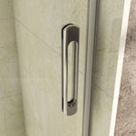 porte de douche 190cm en verre anticalcaire porte coulissante en niche Océan
