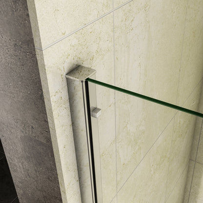 porte de douche 190cm en verre anticalcaire porte coulissante en niche Océan