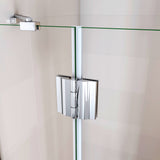 Océan cabine de douche, 2 portes de douche à charnière avec une porte-serviette,verre sécurit anticalcaire,différentes dimensions