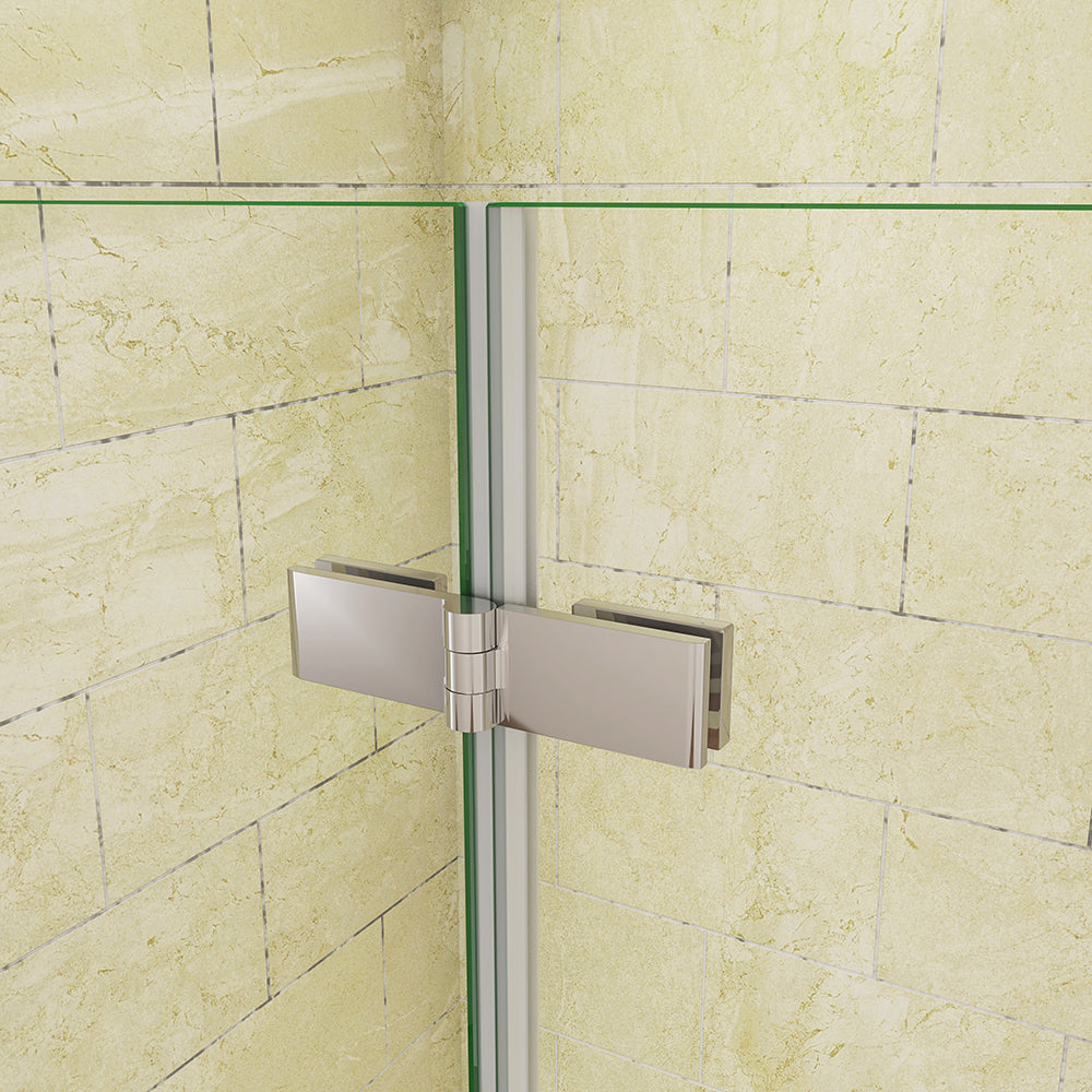 Océan pare-baignoire 100/110/120x140cm écran baignoire pivotant et pliant sans cadre
