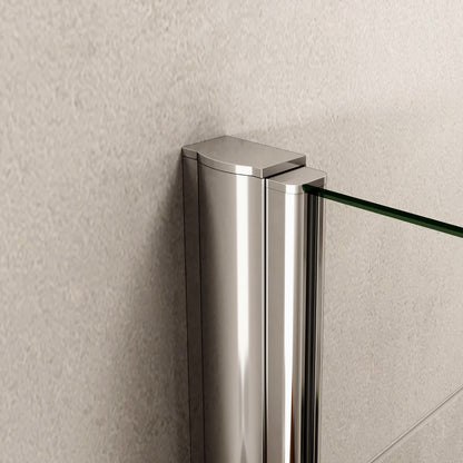 Océan Porte de douche pivotante 100-130x187/197 cm en verre anti-calcaire installation en niche