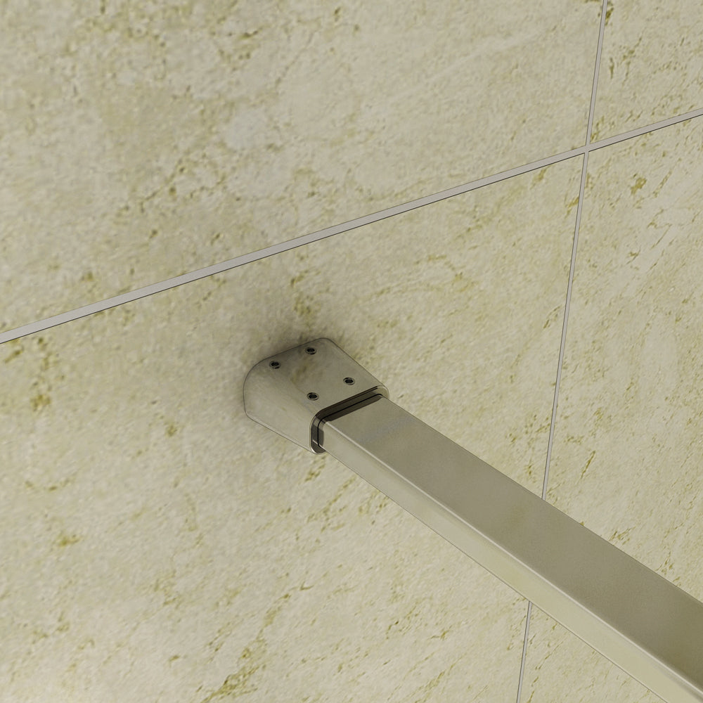 porte de douche 190cm en verre anticalcaire porte coulissante en niche Océan