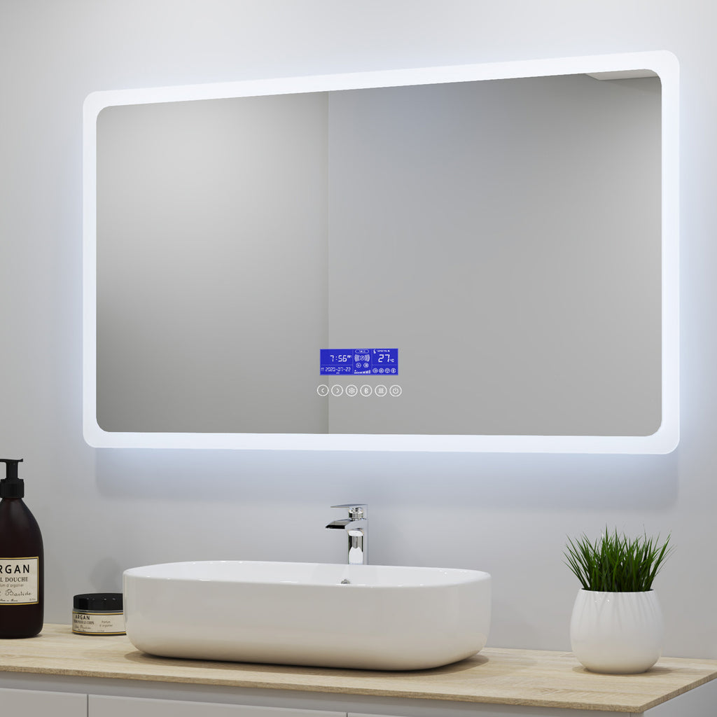 Ocean Miroir salle de bain avec éclairag + miroir mural cosmétique