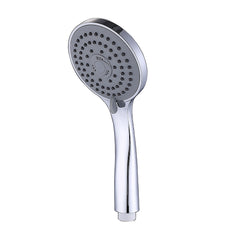 Pommeau de douche haute pression avec jeu de tuyaux, conception turbocompressée, pommeau de douche universel, carré rond 1/3/5 modes de pulvérisation économisant le bain, chromé