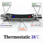 Mitigeur thermostatique de douche avec kit de barre de douche