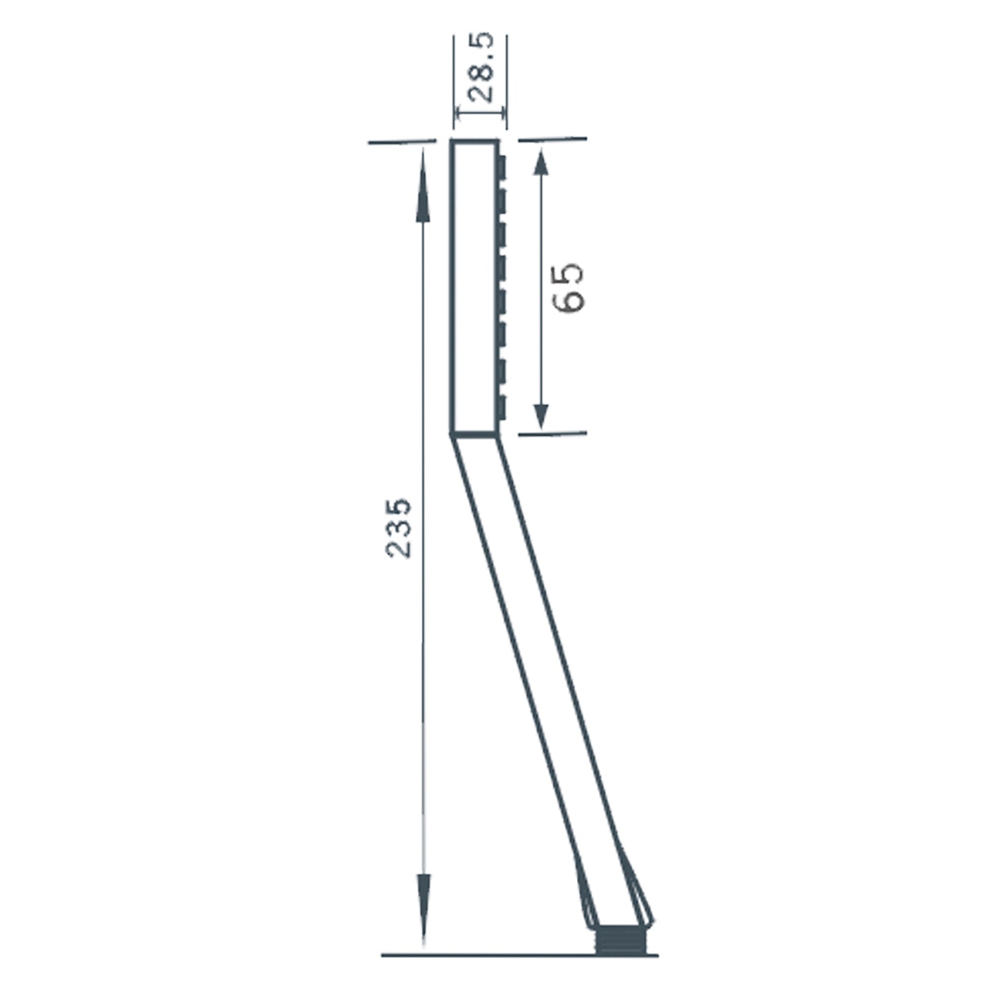 Pommeau de douche haute pression avec jeu de tuyaux, conception turbocompressée, pommeau de douche universel, carré rond 1/3/5 modes de pulvérisation économisant le bain, chromé
