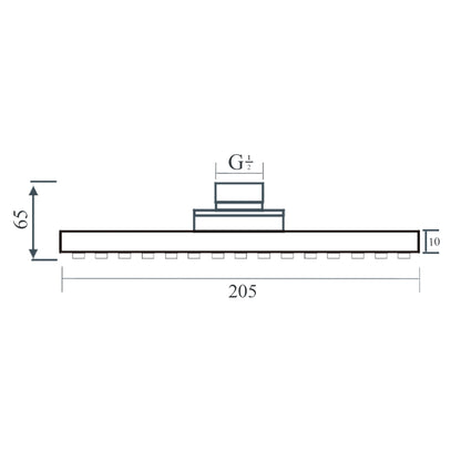 Pommeau de douche haute pression avec jeu de tuyaux, conception turbocompressée, pommeau de douche universel, carré rond 1/3/5 modes de pulvérisation économisant le bain, chromé