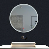 Ocean Miroir rond salle de bain anti-buée LED 60cm