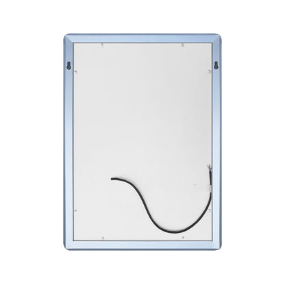 Ocean Miroir salle de bain LED avec éclairag + miroir mural cosmétique lumineux + anti-buée + miroir grossissant + Vertical 50*70cm