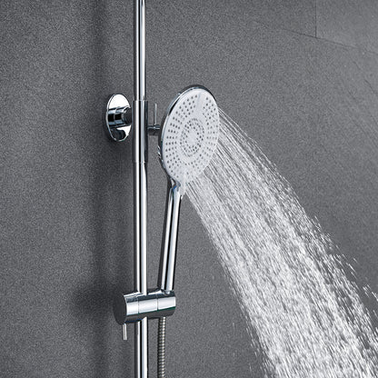 Océan sanitaire Colonne de Douche Thermostatique Ensemble de Système de Douche Rond d’Averse  Avec 3 Jets Douche à Main Réglable en Hauteur