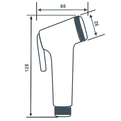 Pommeau de douche haute pression avec jeu de tuyaux, conception turbocompressée, pommeau de douche universel, carré rond 1/3/5 modes de pulvérisation économisant le bain, chromé