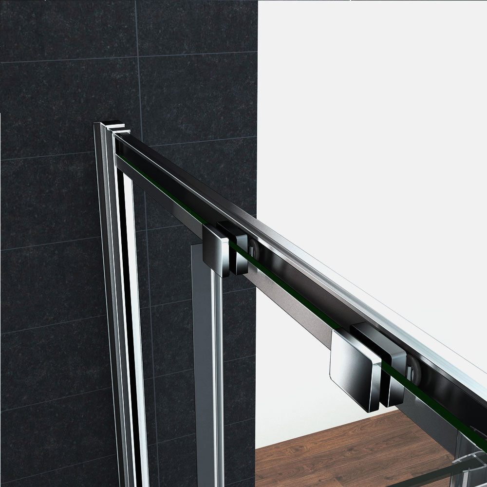 Cabine de douche 185 / 195 cm en 6mm verre securit insinstallation en angle modèle de Cilo