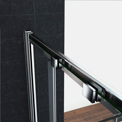 Cabine de douche 185 / 195 cm en 6mm verre securit insinstallation en angle modèle de Cilo