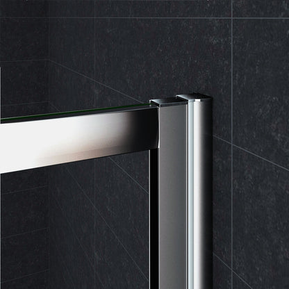 Cabine de douche 185 / 195 cm en 6mm verre securit insinstallation en angle modèle de Cilo