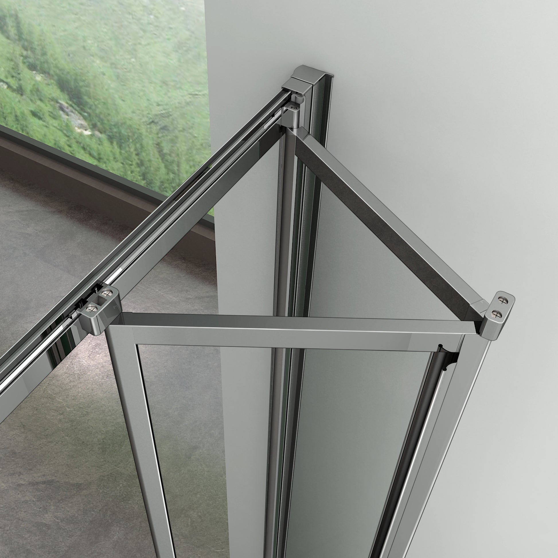 Ocean cabine de douche avec un receveur mod¡§¡§le de Double