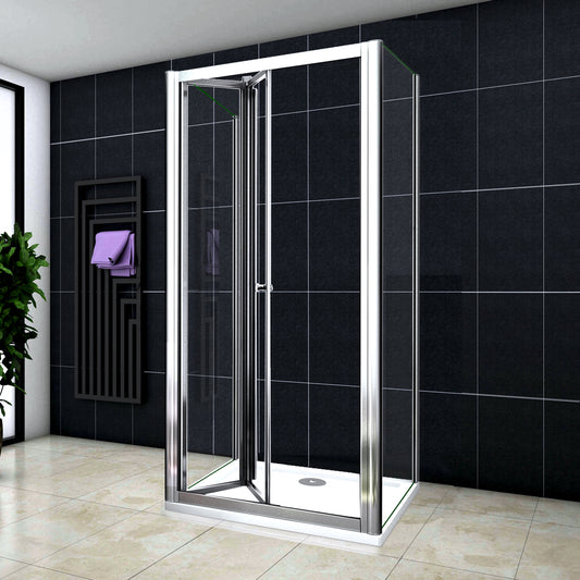 Océan Cabine de douche en U, livré avec 2 paroi fixes