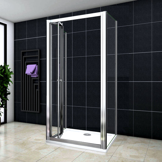 Océan Cabine de douche en U, livré avec 2 paroi fixes