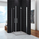 Océan Cabine de douche 195cm en 6mm verre anticalcaire insinstallation en angle modèle de Litens